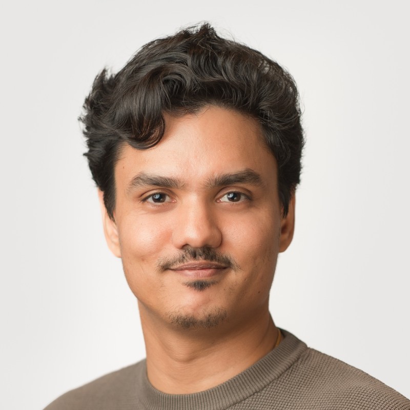 Professional portrait of Rajat Vijay, Engineering Leader and React enthusiast